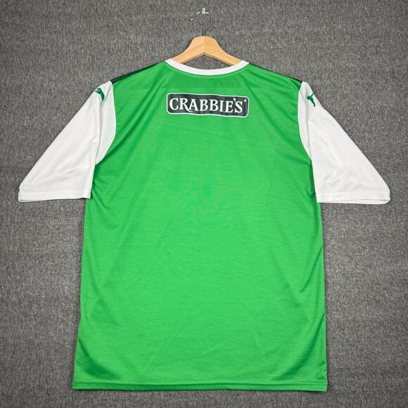 Puma Hibernian Edinburgh‎ Jersey Men's XL Green Soccer Away Football 2012-2013 - Picture 6 of 8